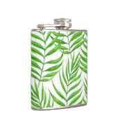 Waterverf palmbladeren heupfles (Rechts)