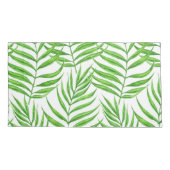 Waterverf palmbladeren kussensloop (Achterkant-Links)