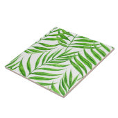 Waterverf palmbladeren tegeltje (Zijkant)