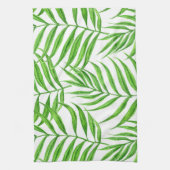 Waterverf palmbladeren theedoek (Verticaal)