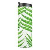 Waterverf palmbladeren thermosbeker (Geroteerd rechts)