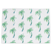 Waterverf palmboom groot cadeauzakje (Voorkant)