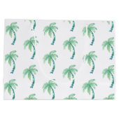 Waterverf palmboom groot cadeauzakje (Achterkant)