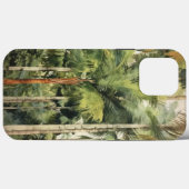 Waterverf, palmboom Oerwoud Case-Mate iPhone Case (Achterkant (horizontaal))