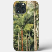Waterverf, palmboom Oerwoud Case-Mate iPhone Case (Achterkant)