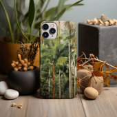 Waterverf, palmboom Oerwoud Case-Mate iPhone Case