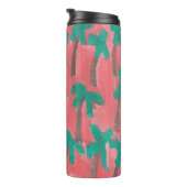 Waterverf palmboom thermosbeker (Geroteerd rechts)