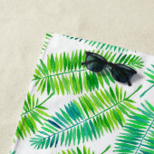 Waterverf palmenbladeren patroon strandlaken (In situ)