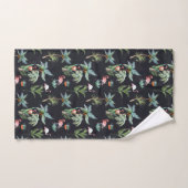 Waterverf palmpatroon bad handdoek (Handdoek)