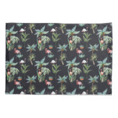 Waterverf palmpatroon kussensloop (Achterkant-Links)