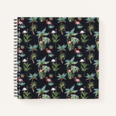 Waterverf palmpatroon notitieboek (Voorkant)