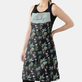 Waterverf palmpatroon schort (Insitu)