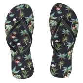 Waterverf palmpatroon teenslippers (Voetbed)