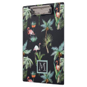 Waterverf palmpatroon | Voeg je Initiaal toe Klembord (Links)