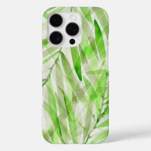 Waterverf Palms Hawaiian Tropical in Lime Green Case-Mate iPhone Case (Achterkant)