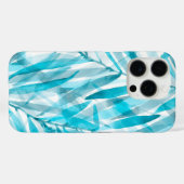 Waterverf Palms Hawaiian Tropical in Turquoise Case-Mate iPhone Case (Achterkant (horizontaal))