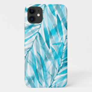 Waterverf Palms Hawaiian Tropical in Turquoise Case-Mate iPhone Case