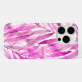 Waterverf Palms Hawaiian Tropisch in Fuchsia Case-Mate iPhone Case (Achterkant (horizontaal))
