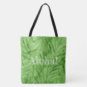 Waterverf Palms Hawaiian Tropisch Omkeerbaar Tote Bag (Voorkant)