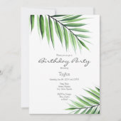 "Waterverf Palms" Kaart (Voorkant)