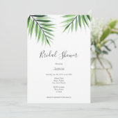 "Waterverf Palms" Kaart (Staand voorkant)