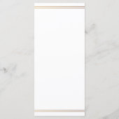 Waterverf Pampa Grass Wedding Menu (Achterkant)