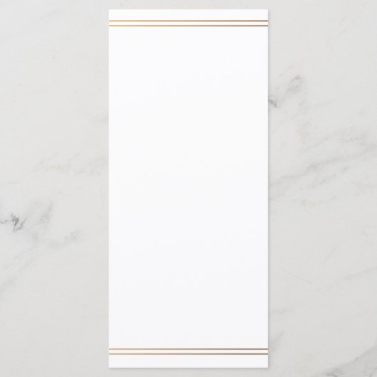 Waterverf Pampa Grass Wedding Menu (Achterkant)