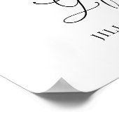 waterverf pampas bloemenkaarten en geschenken teke poster (Hoek)