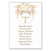 Waterverf Pampas Grass Baptism Seatrix Kaart (Achterkant)