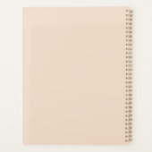 Waterverf Pampas Grass & Calligraphy Wedding Planner (Achterkant)