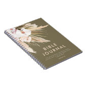 Waterverf Pampas Grass Personalized Bible Journal Notitieboek (Rechterzijde)