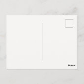 Waterverf Pampas Leaf Silhouette Wedding Invitati Briefkaart (Achterkant)