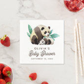 Waterverf panda baby shower. Beren Servet (Insitu)