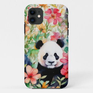 Waterverf Panda Beer Case-Mate iPhone Case