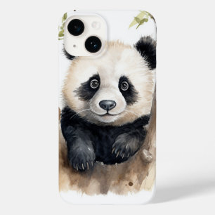 Waterverf Panda Beer Case-Mate iPhone 14 Hoesje