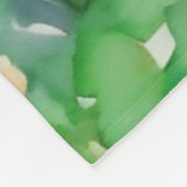 Waterverf Panda Beer Fleece Deken (Hoek)