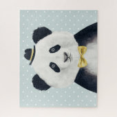 Waterverf Panda Beer Legpuzzel (Verticaal)