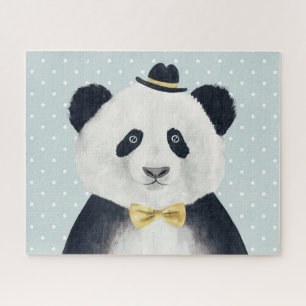 Waterverf Panda Beer Legpuzzel