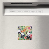 Waterverf Panda Beer Magneet (Insitu (Vaatwasser))