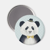 Waterverf Panda Beer Magneet (Voorkant / Achterkant)