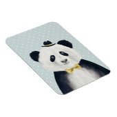 Waterverf Panda Beer Magneet (Rechterzijde)