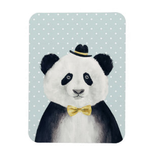 Waterverf Panda Beer Magneet