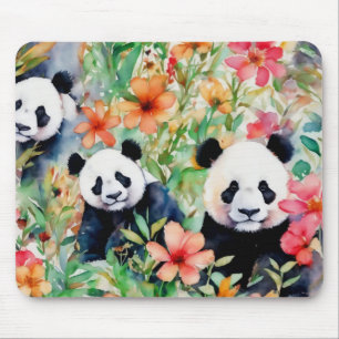 Waterverf Panda Beer Muismat