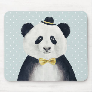 Waterverf Panda Beer Muismat