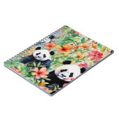 Waterverf Panda Beer Notitieboek (Linkerzijde)