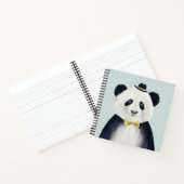Waterverf Panda Beer Notitieboek (Binnen)