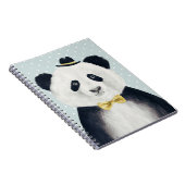 Waterverf Panda Beer Notitieboek (Rechterzijde)