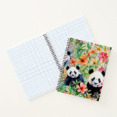 Waterverf Panda Beer Notitieboek (Binnen)