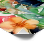 Waterverf Panda Beer Perfect Poster (Hoek)