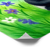 Waterverf Panda Beer Poster (Hoek)